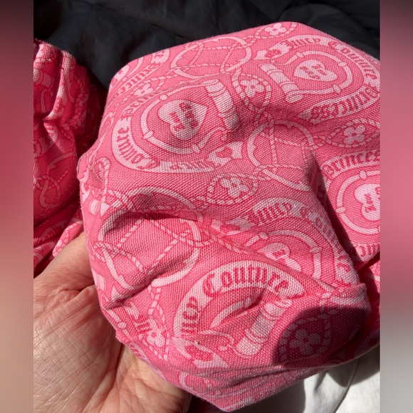 VINTAGE Juicy Couture Beach Surf Royalty Hobo Tote Bag🩷💚🎀 - Picture 9 of 11